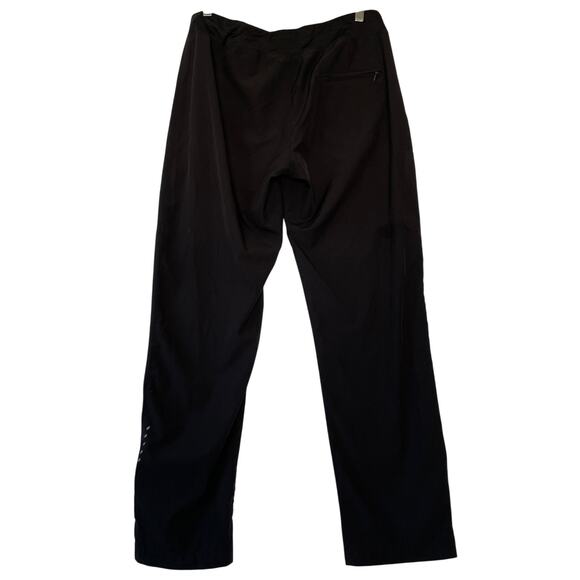 Barco One Mens Cargo Track Pants Snap Hem Scrubs Size Medium Black - Picture 4 of 12